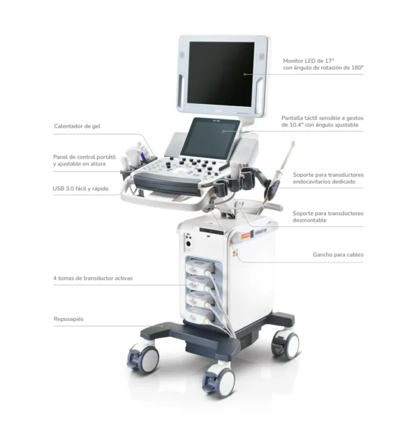 partes de un ecografo mindray dc 60
